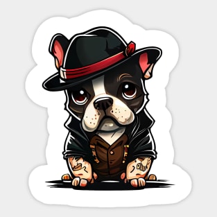 Cute pet, funny pet, boss pet, pirate pet, gangster pet, lovely pet. Sticker